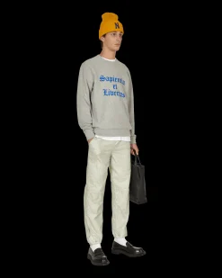 Noah Sweatshirts^Knowledge Crewneck Sweatshirt Grey