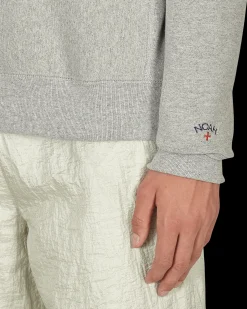 Noah Sweatshirts^Knowledge Crewneck Sweatshirt Grey