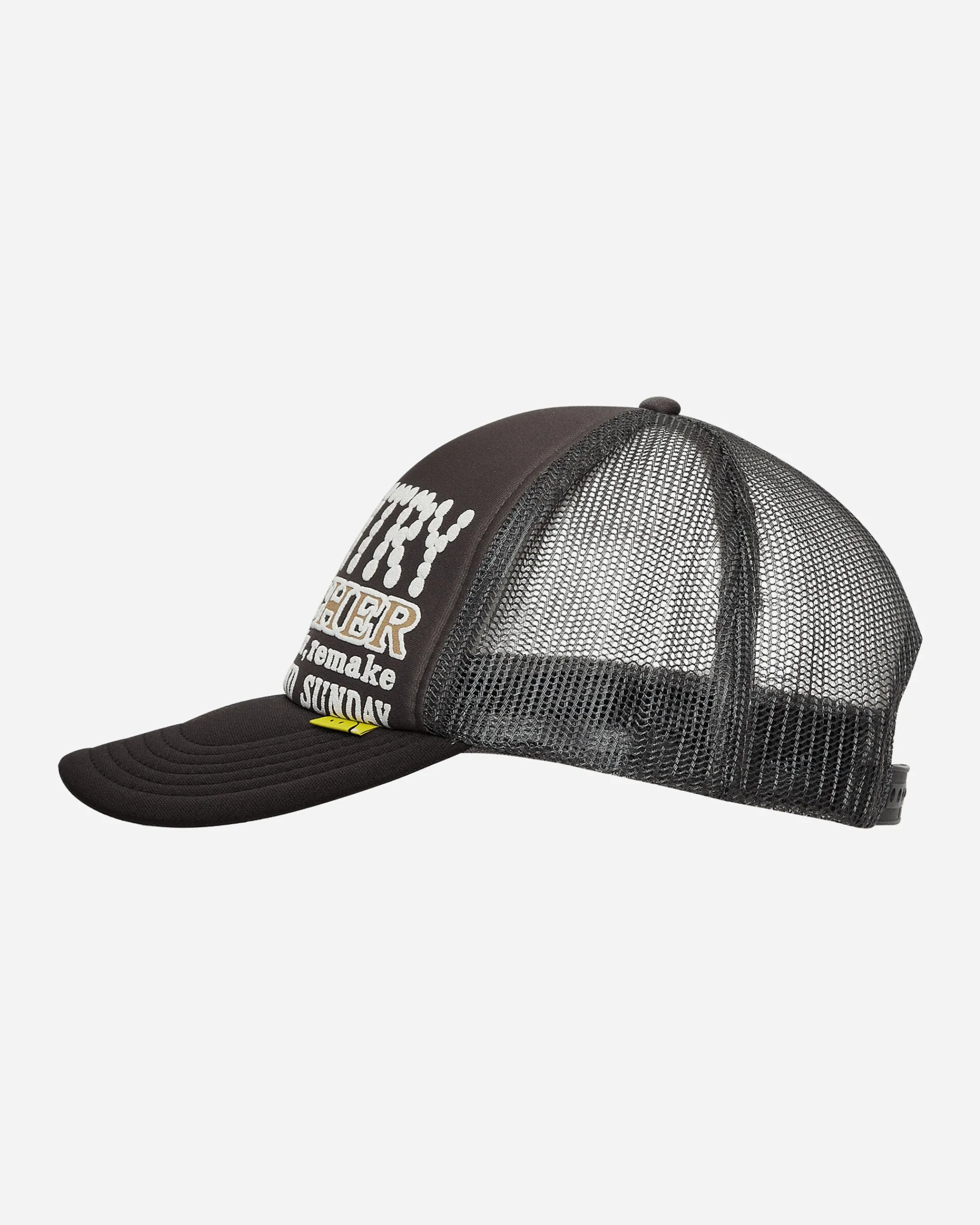 KAPITAL Hats|Hats^Kountry Pearl Clutcher Trucker Cap Grey / Black