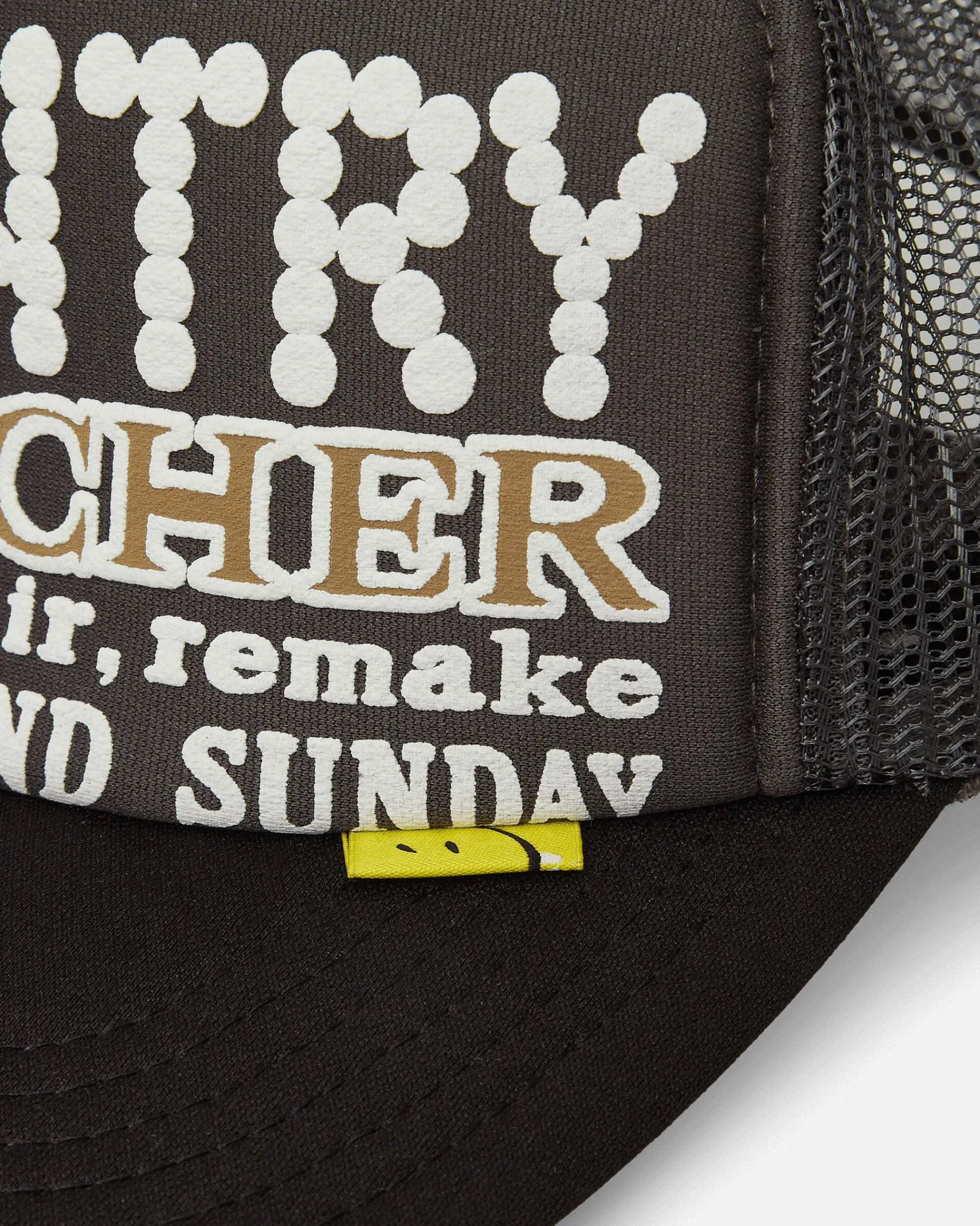 KAPITAL Hats|Hats^Kountry Pearl Clutcher Trucker Cap Grey / Black