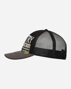 KAPITAL Hats|Hats^Kountry Pearl Clutcher Trucker Cap Black / Grey