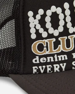 KAPITAL Hats|Hats^Kountry Pearl Clutcher Trucker Cap Black / Grey