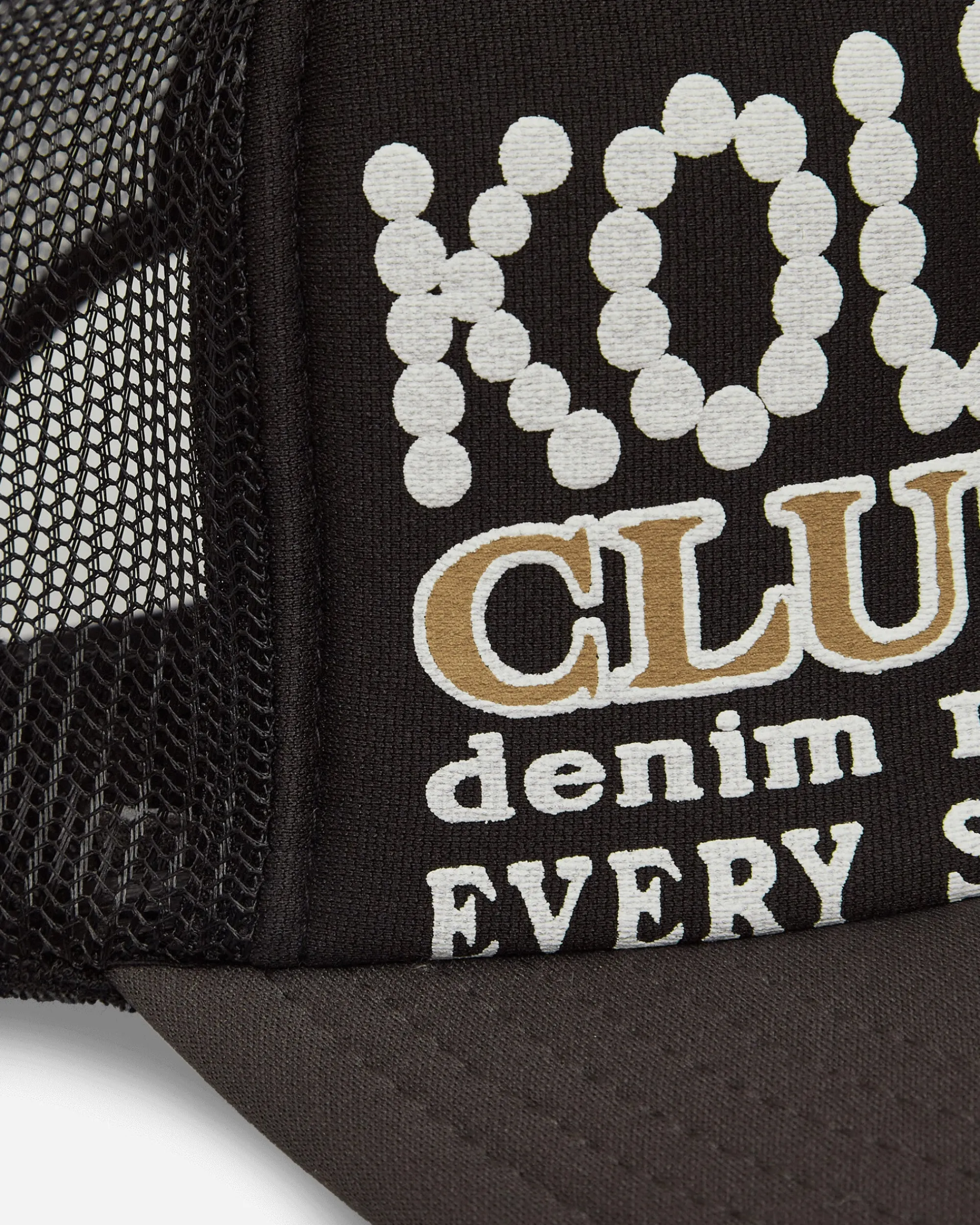 KAPITAL Hats|Hats^Kountry Pearl Clutcher Trucker Cap Black / Grey