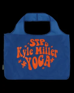 Serving The People Bags·Tote|Bags·Tote^Kyle Miller Yoga Packable Tote Bag Blue