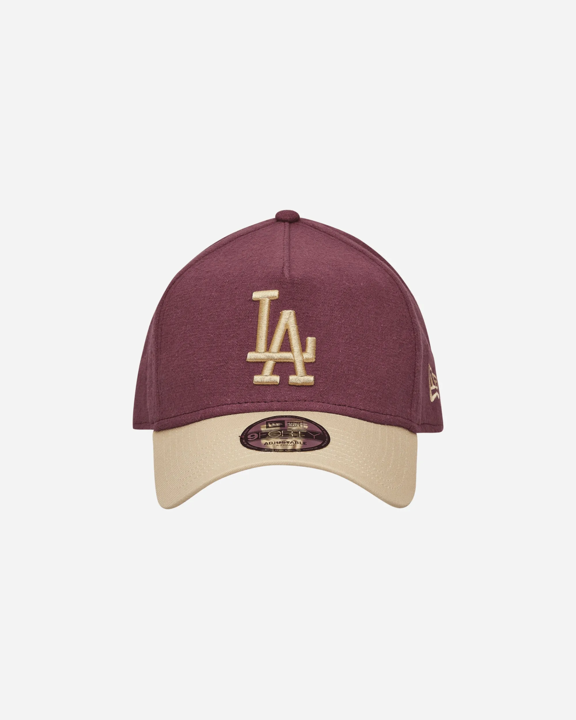 New Era Hats|Hats^LA Dodgers Moleskin Crown 9FORTY A-Frame Adjustable Cap Dark Purple