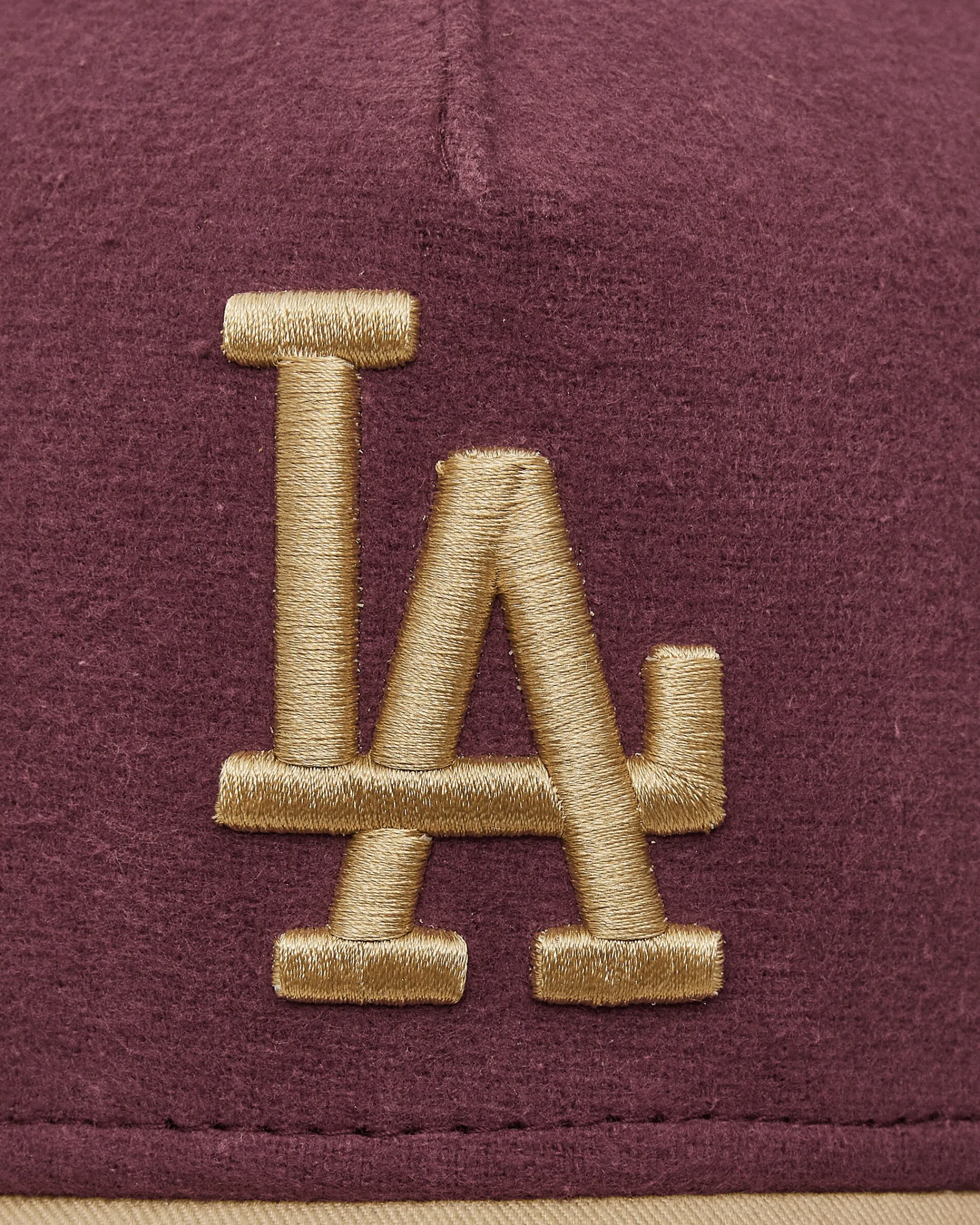 New Era Hats|Hats^LA Dodgers Moleskin Crown 9FORTY A-Frame Adjustable Cap Dark Purple