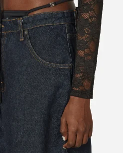 Nii Hai T-Shirts^Lace Crop Top Black
