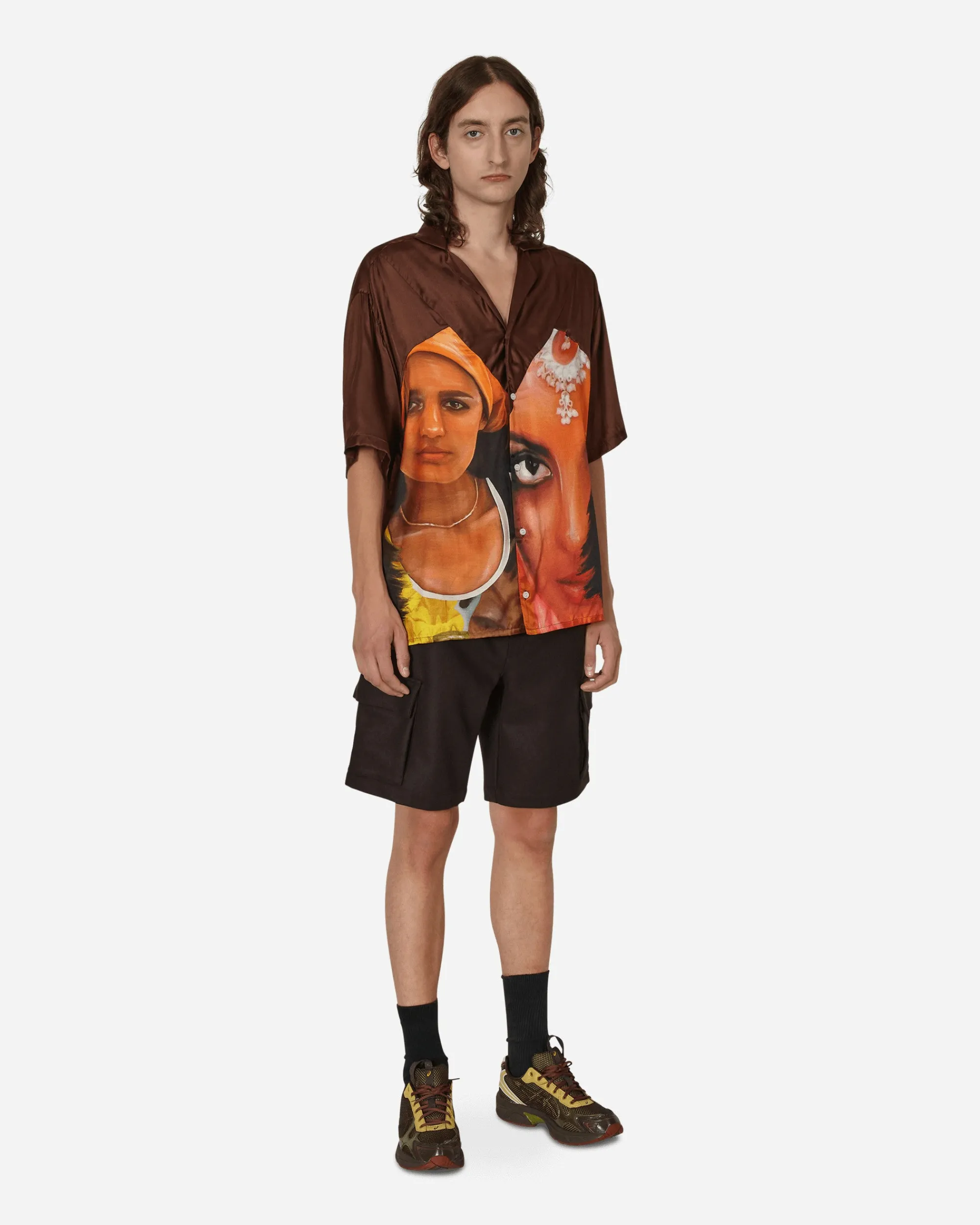 Ahluwalia Shirts^Lateo Shirt Brown