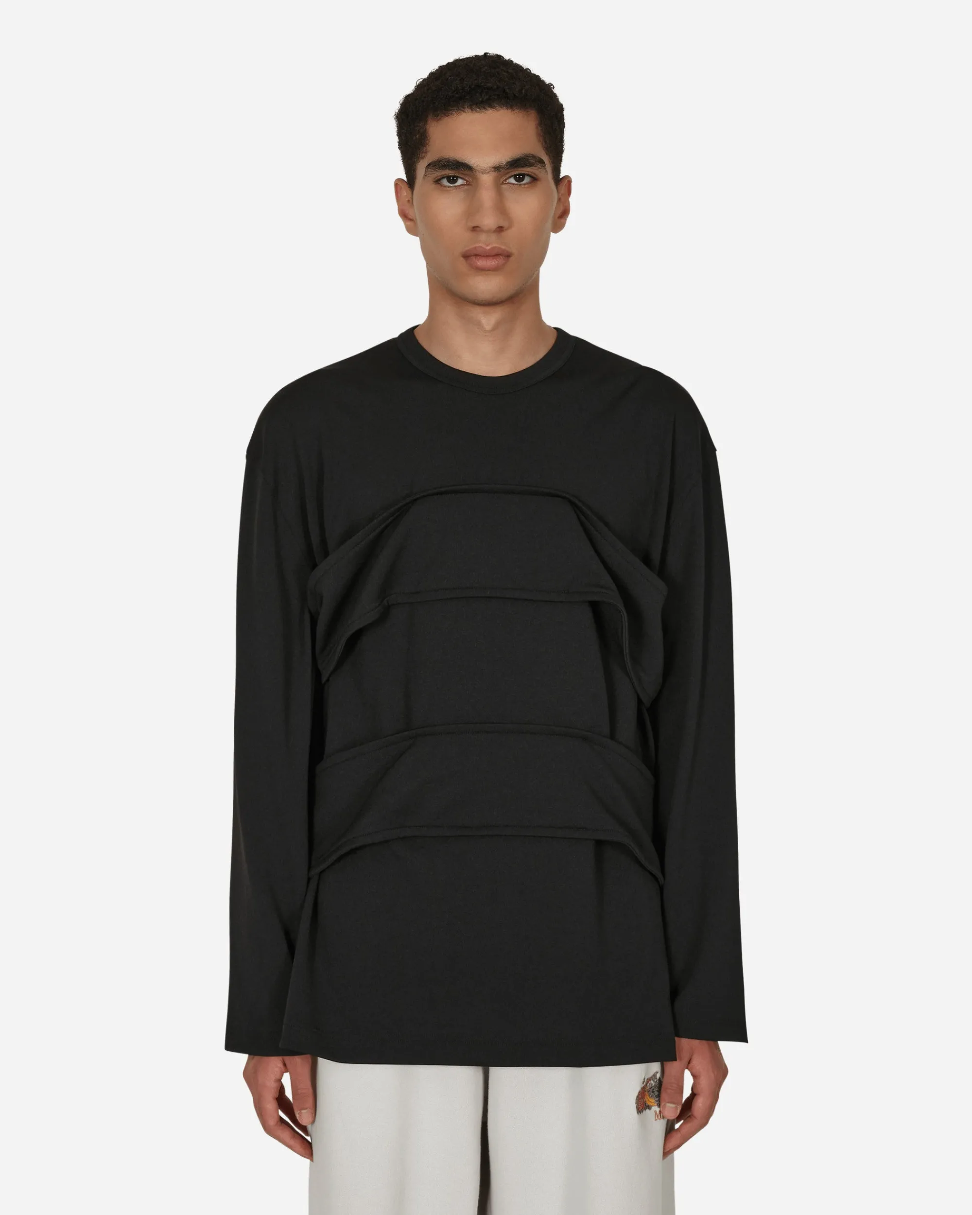 Comme Des Garçons Homme Plus T-Shirts^Layered Longsleeve T-Shirt Black