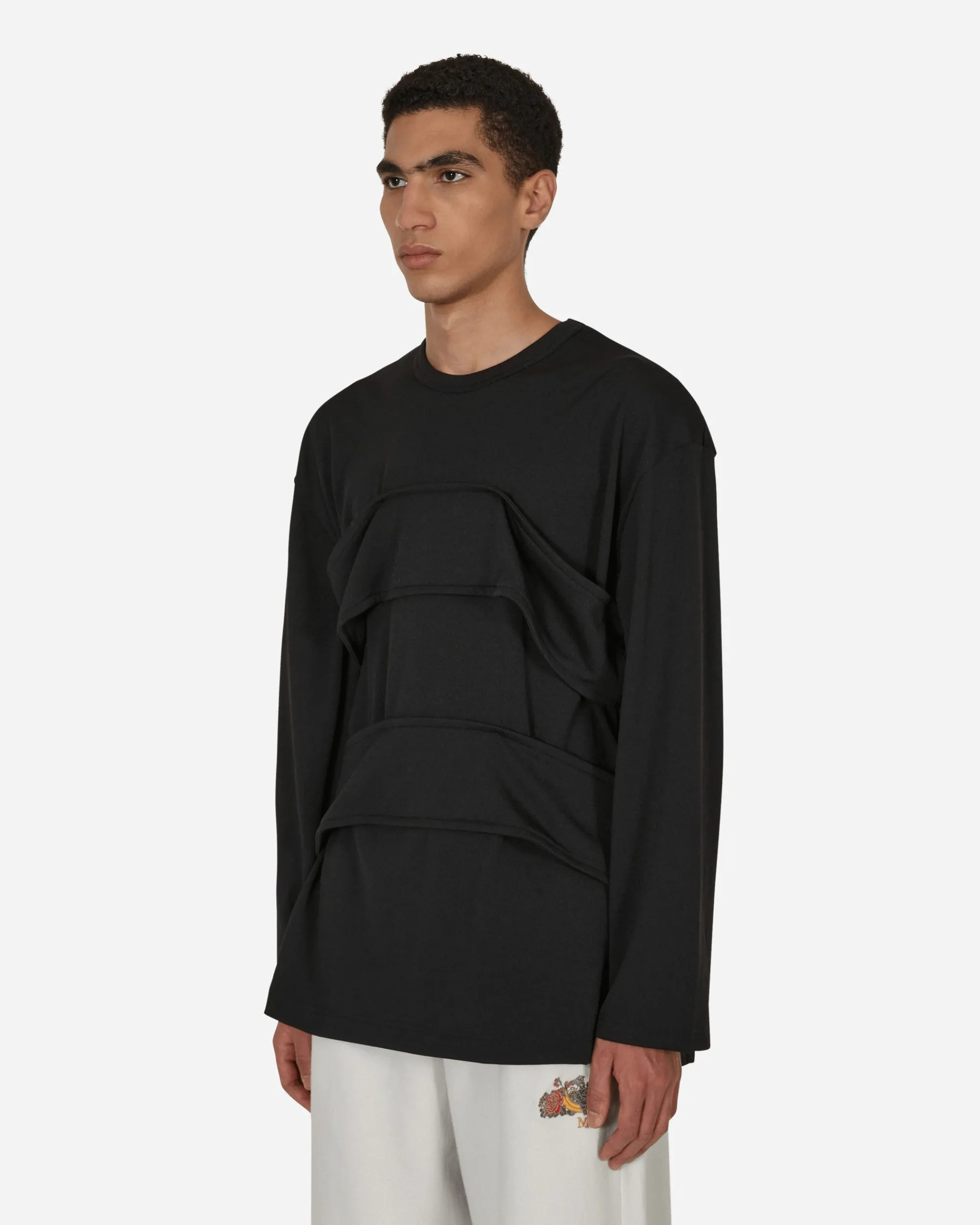 Comme Des Garçons Homme Plus T-Shirts^Layered Longsleeve T-Shirt Black