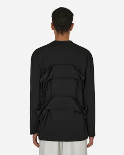 Comme Des Garçons Homme Plus T-Shirts^Layered Longsleeve T-Shirt Black