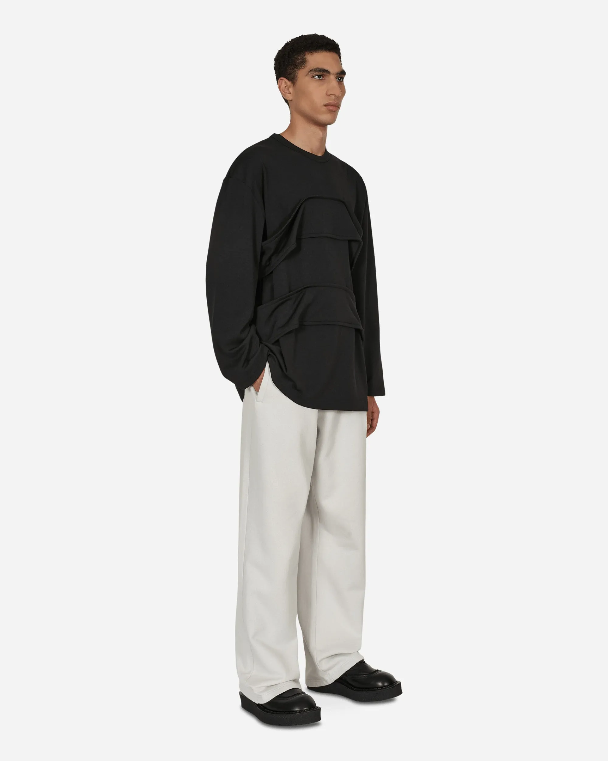 Comme Des Garçons Homme Plus T-Shirts^Layered Longsleeve T-Shirt Black