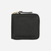 visvim Wallets And Cardholders|Wallets And Cardholders^Leather Bi-Fold Wallet Black