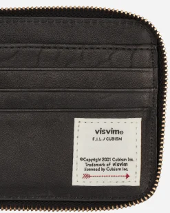 visvim Wallets And Cardholders|Wallets And Cardholders^Leather Bi-Fold Wallet Black