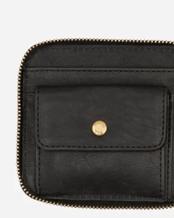 visvim Wallets And Cardholders|Wallets And Cardholders^Leather Bi-Fold Wallet Black