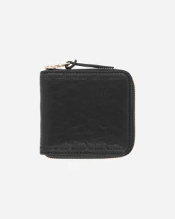 visvim Wallets And Cardholders|Wallets And Cardholders^Leather Bi-Fold Wallet Black