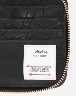 visvim Wallets And Cardholders|Wallets And Cardholders^Leather Bi-Fold Wallet Black
