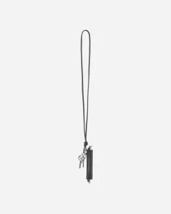 1017 ALYX 9SM Jewellery|Jewellery^Leather Keychain Black