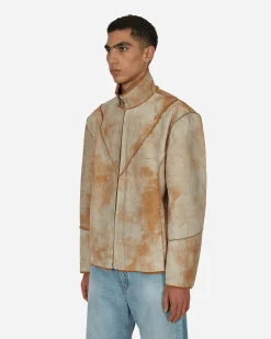 Guess USA Coats And Jackets^Leather Sherpa Jacket Beige