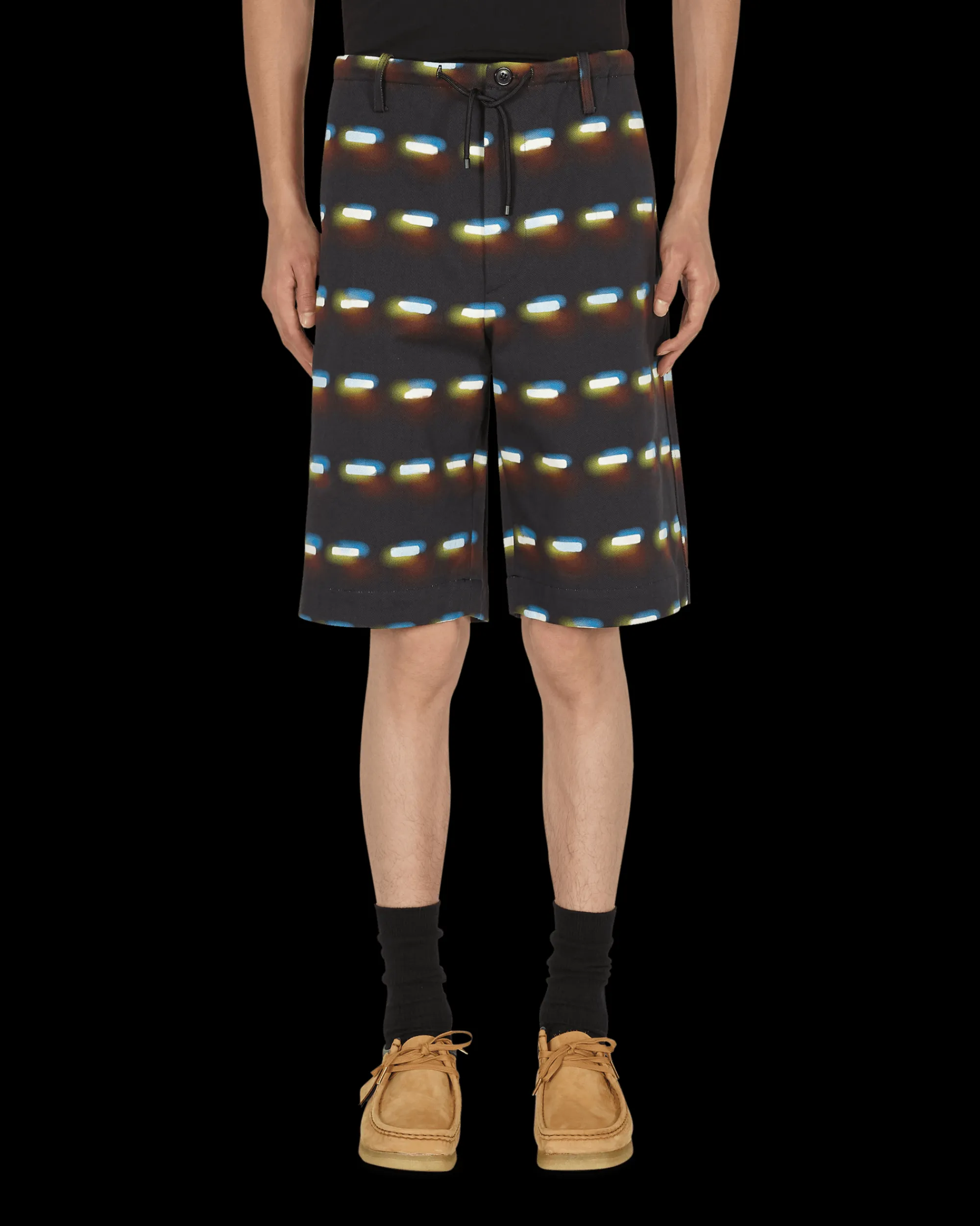 Dries Van Noten Shorts^Len Lye Penny Shorts Black