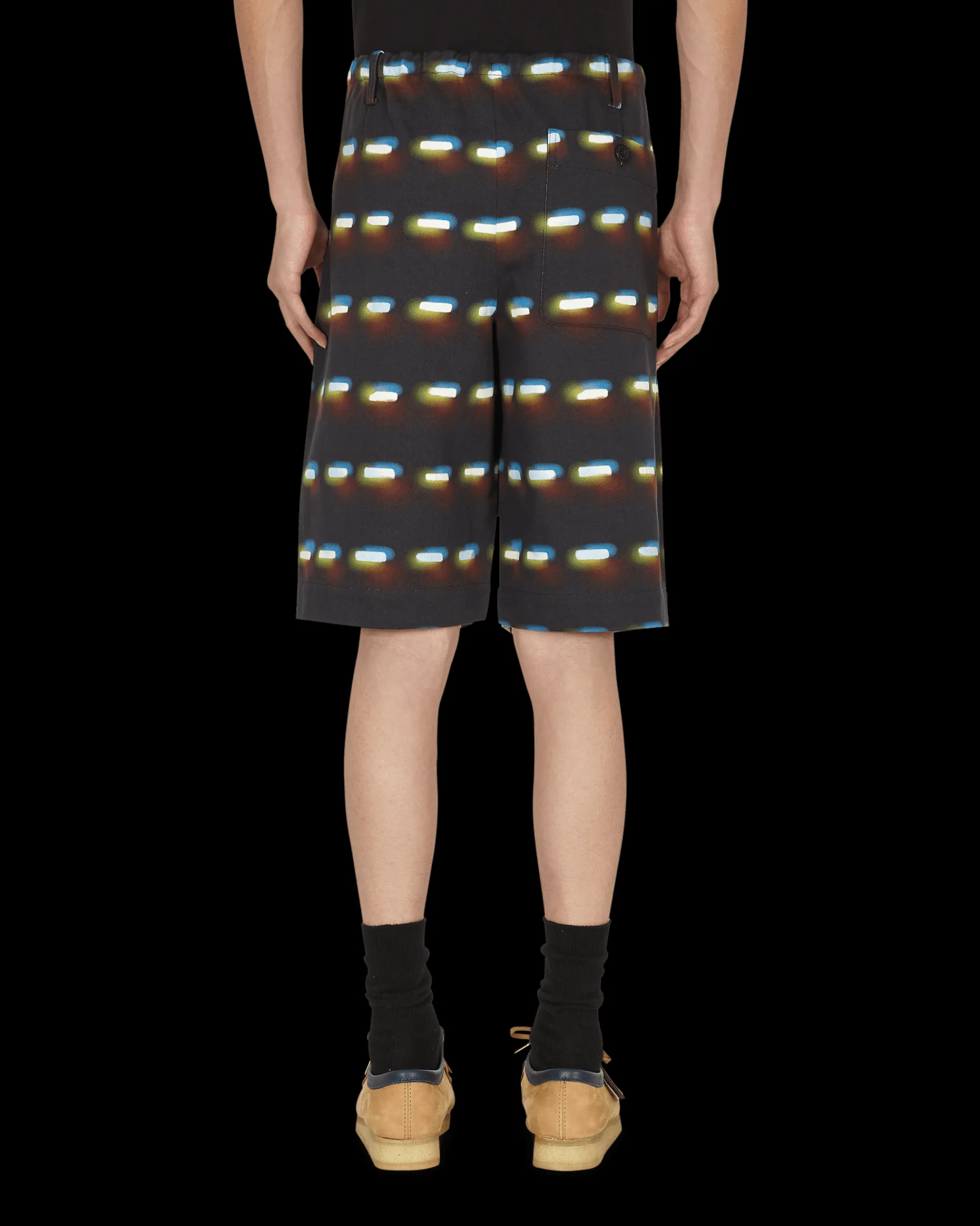 Dries Van Noten Shorts^Len Lye Penny Shorts Black
