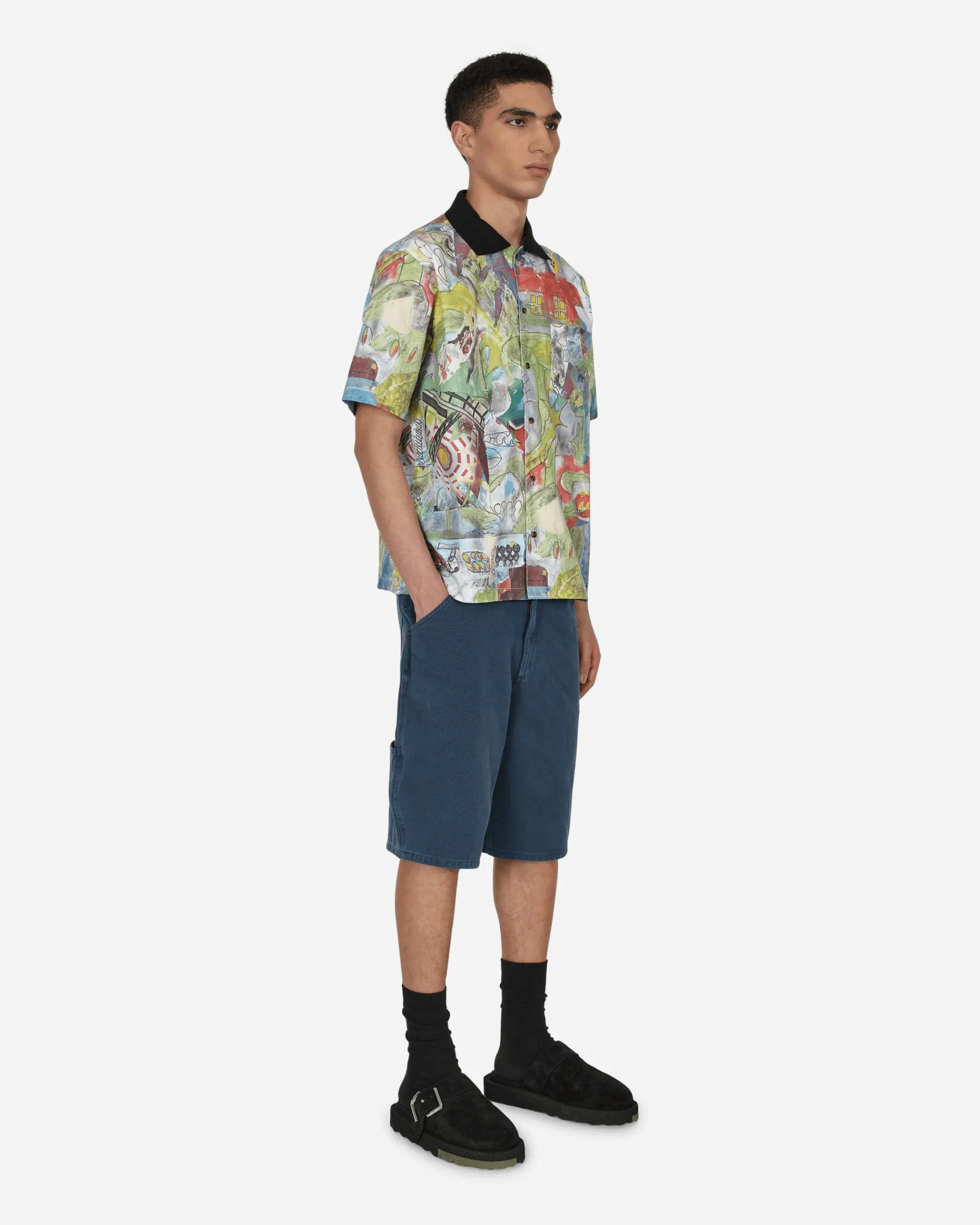 Brain Dead Shirts^Leomis World Shortsleeve Shirt Multicolor