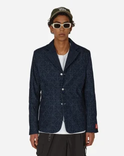 KENZO Paris Coats And Jackets^Levi’s® Printed Denim Blazer Rinse Blue