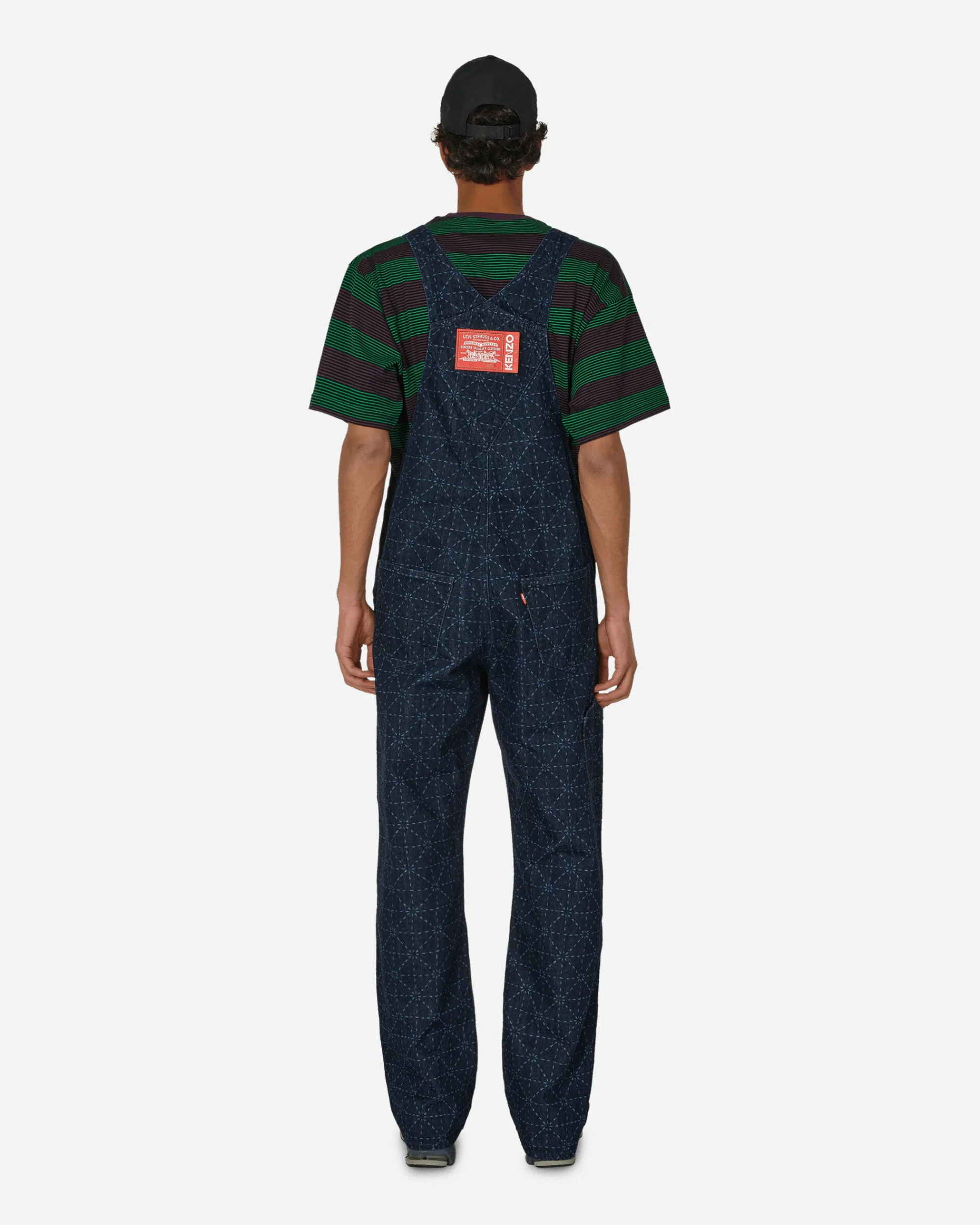 KENZO Paris Pants^Levi’s® Printed Denim Overall Rinse Blue