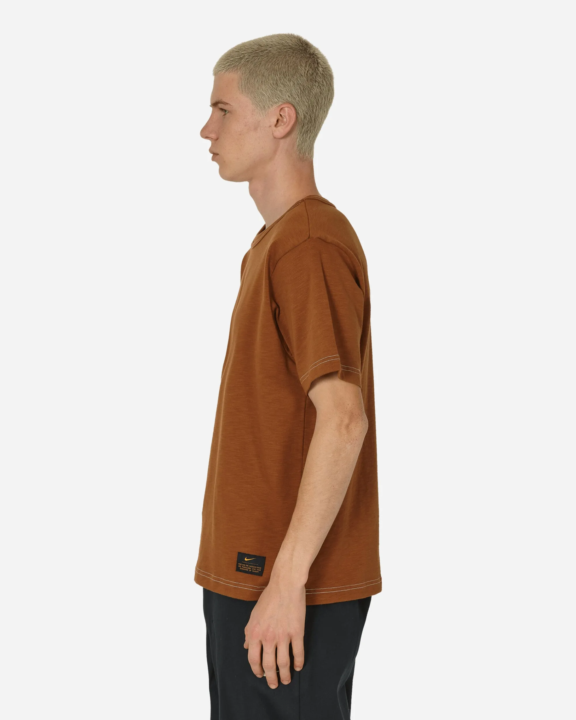 Nike T-Shirts^Life Shortsleeve Knit Top Light British Tan
