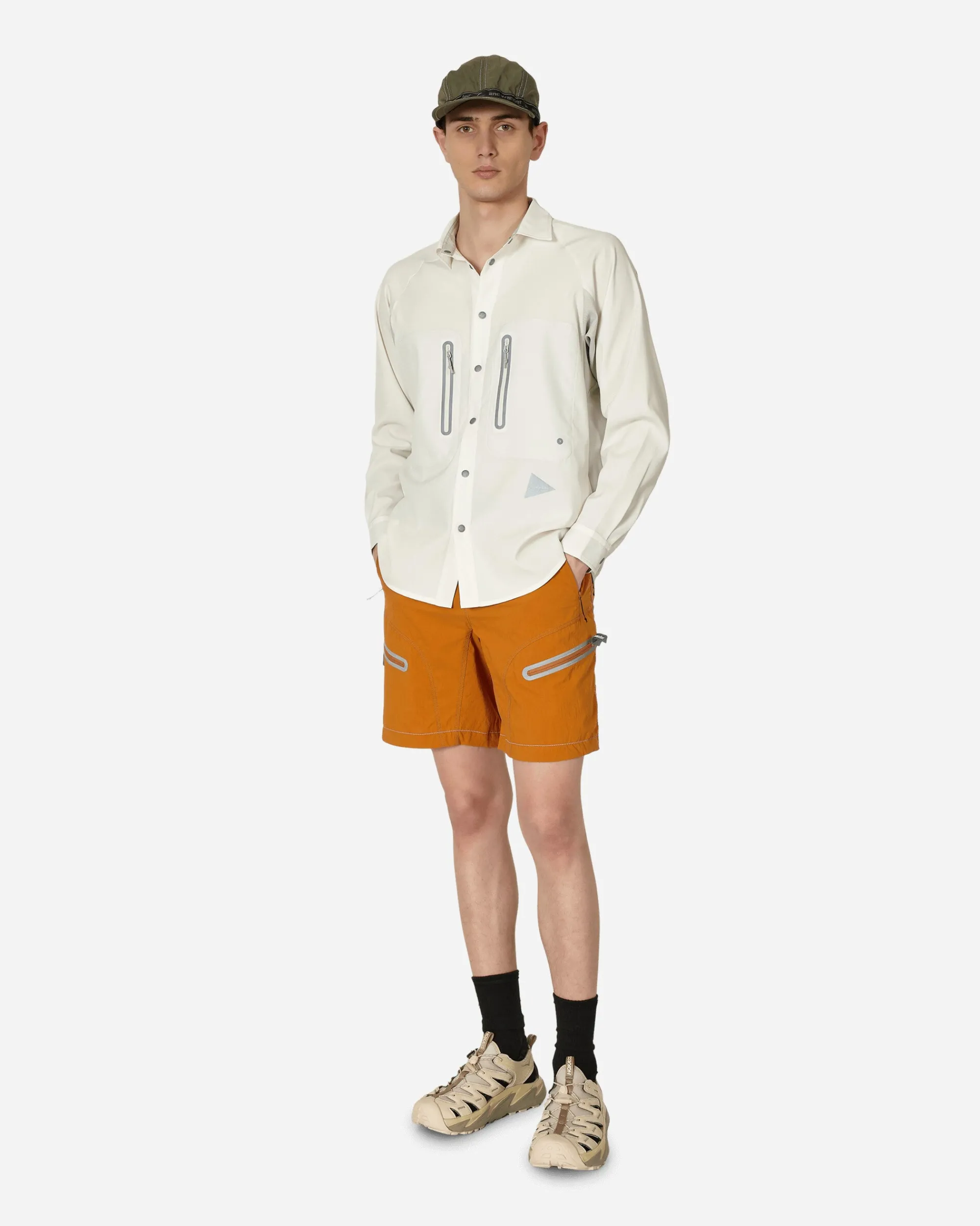 and wander Shorts^Light Hike Shorts Orange