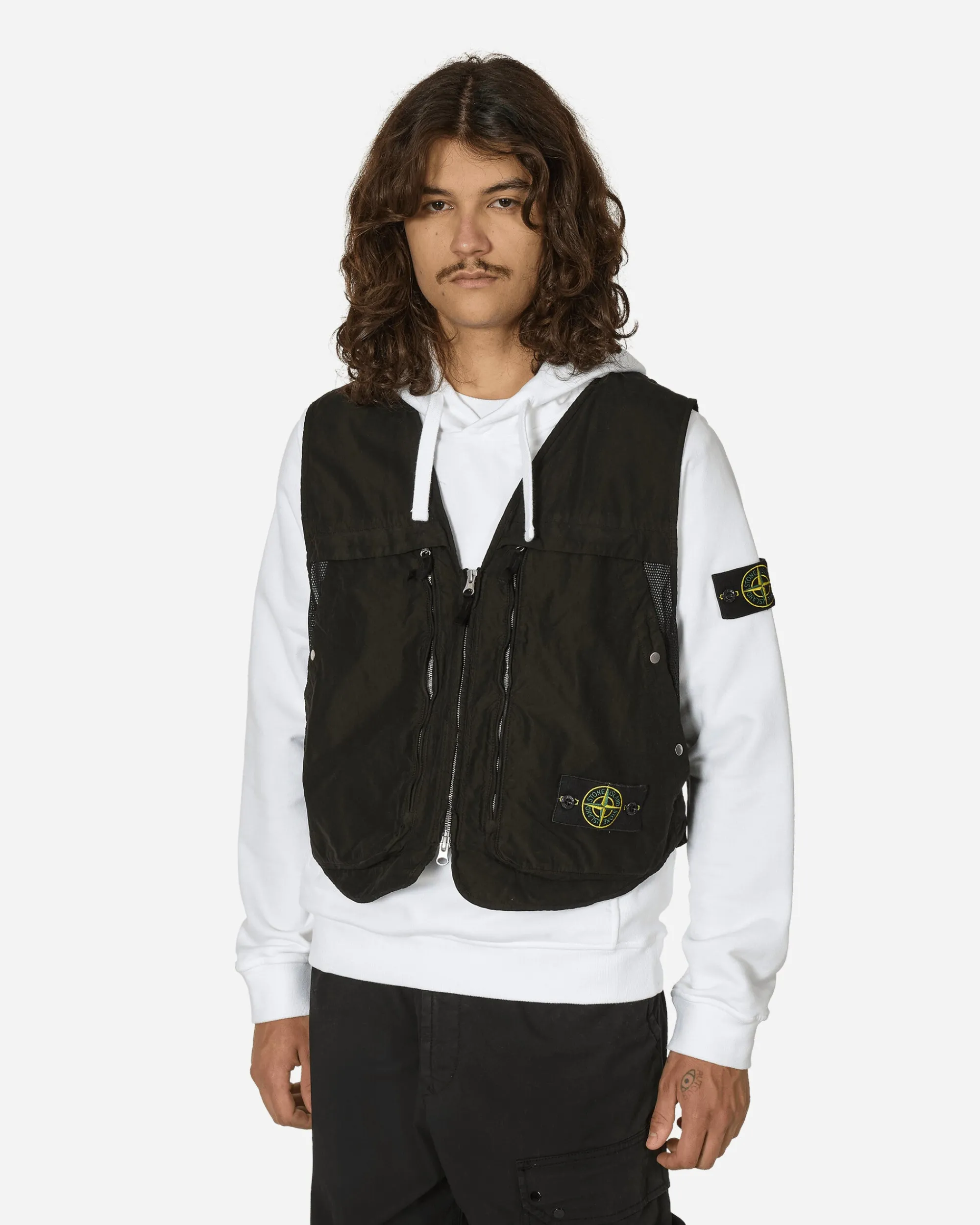 Stone Island Coats And Jackets^Light-TC Vest Black