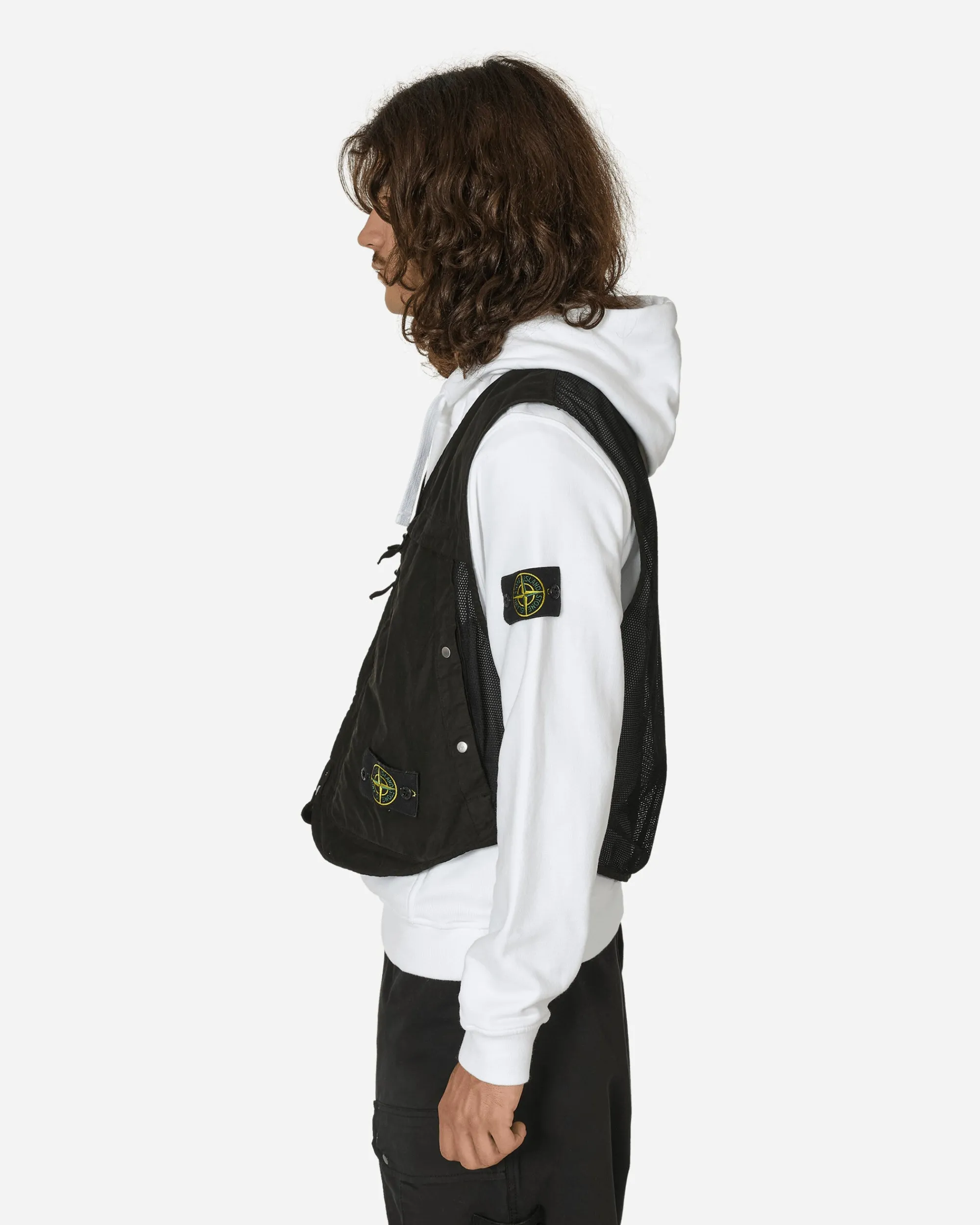 Stone Island Coats And Jackets^Light-TC Vest Black