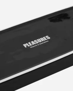 Pleasures Objects^Logo Ceramic Tray Black