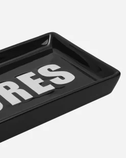 Pleasures Objects^Logo Ceramic Tray Black