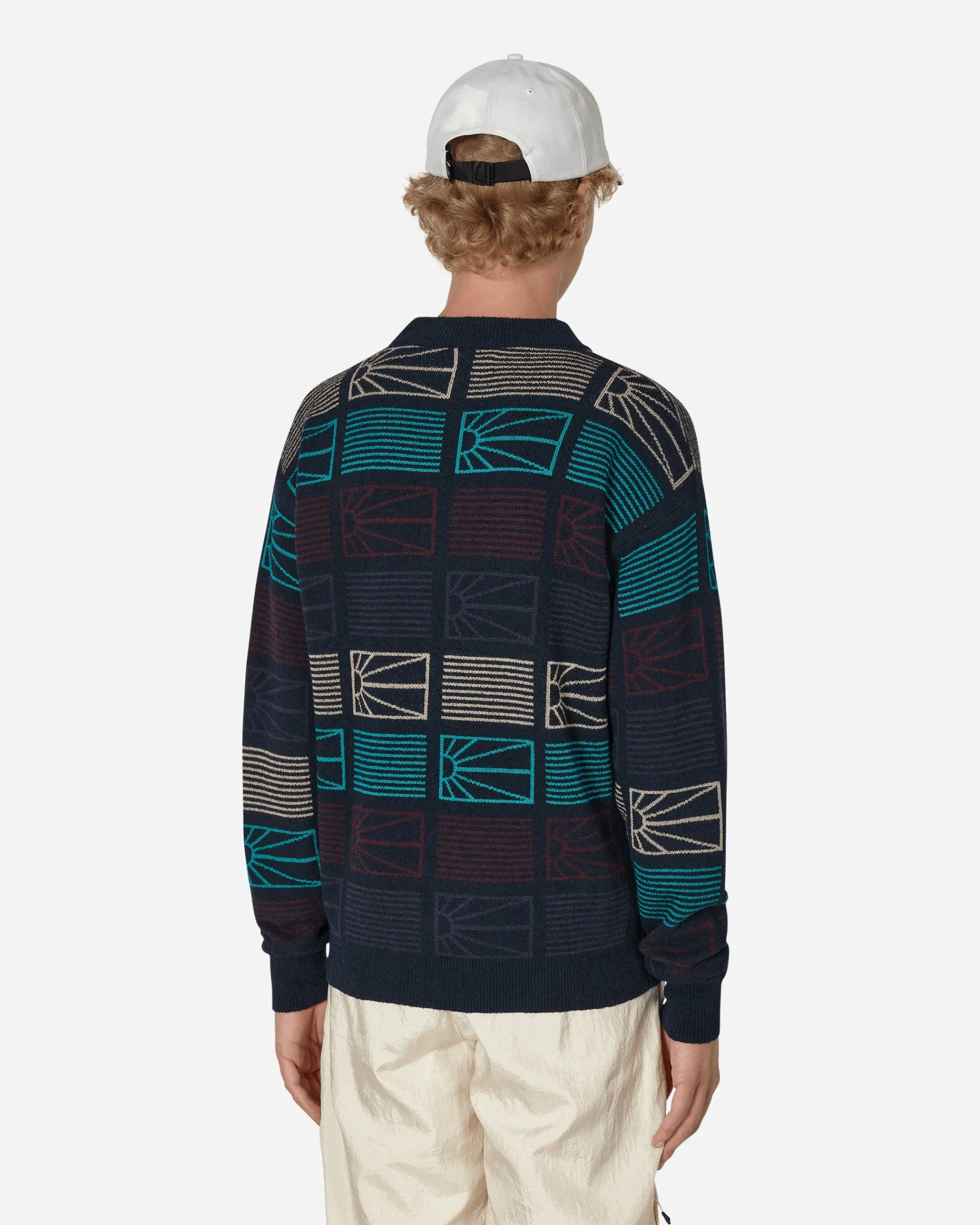 Paccbet Knitwear^Logo Crewneck Sweater Blue
