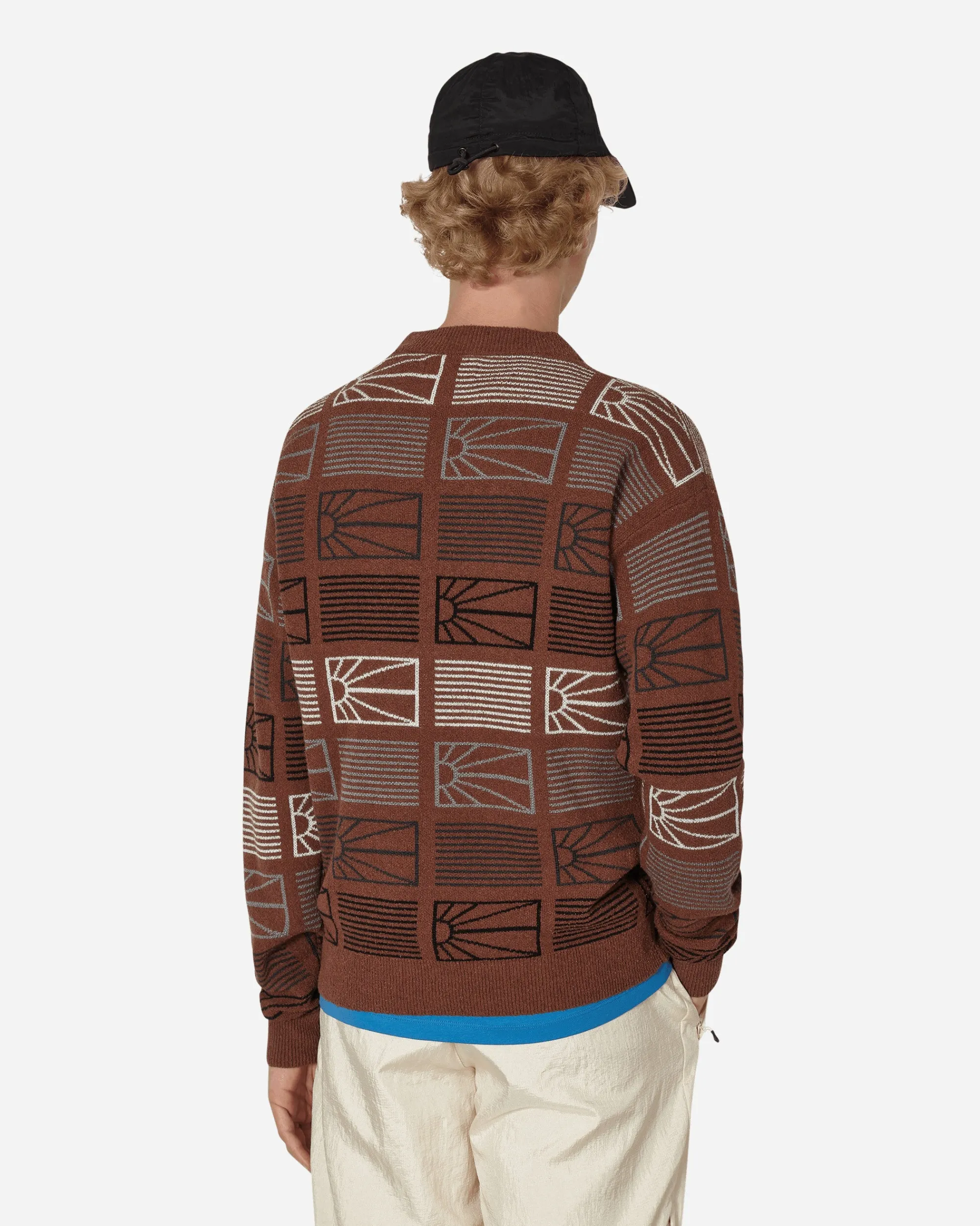 Paccbet Knitwear^Logo Crewneck Sweater Brown
