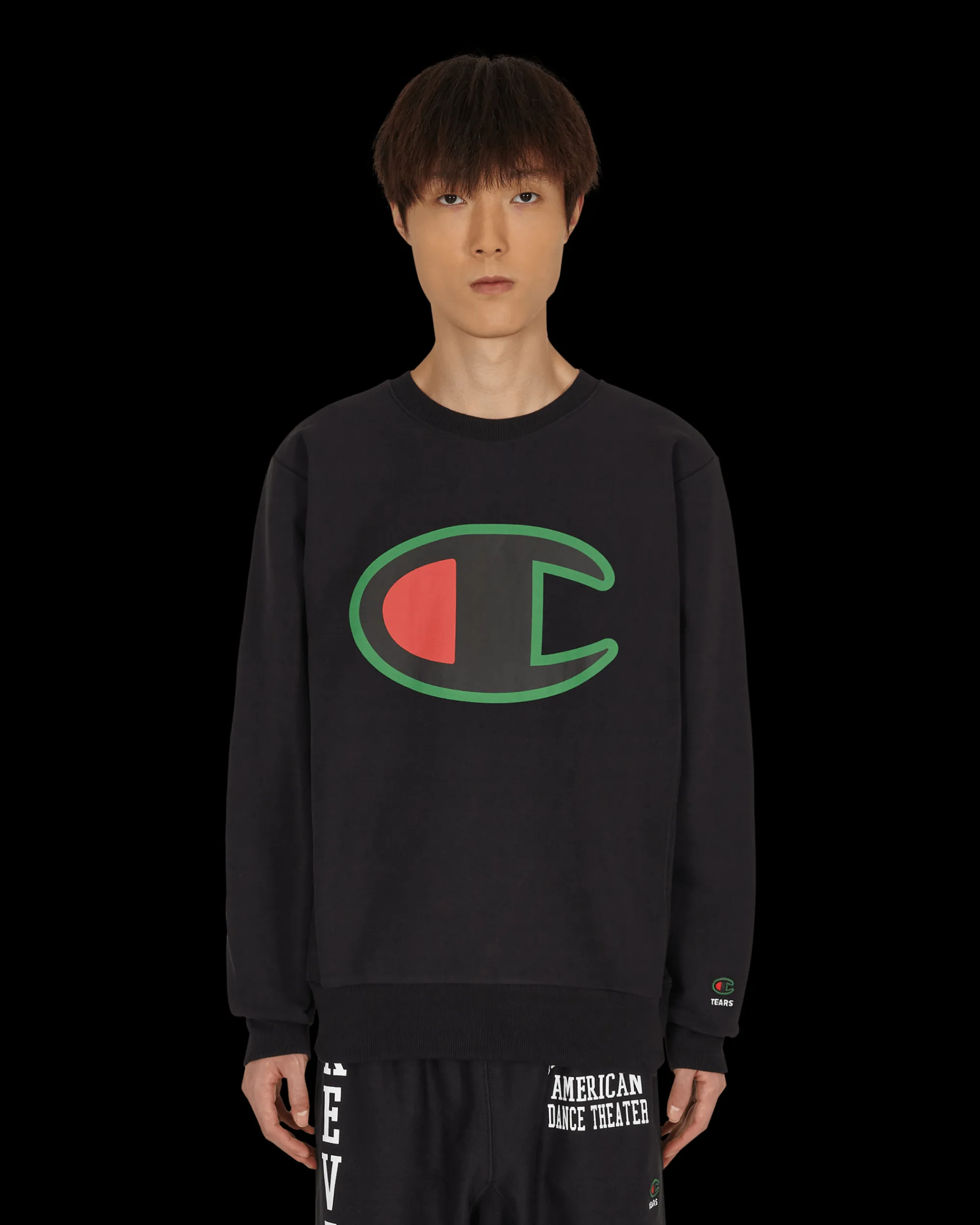 Champion Tears Sweatshirts^Logo Crewneck Sweatshirt Multicolor