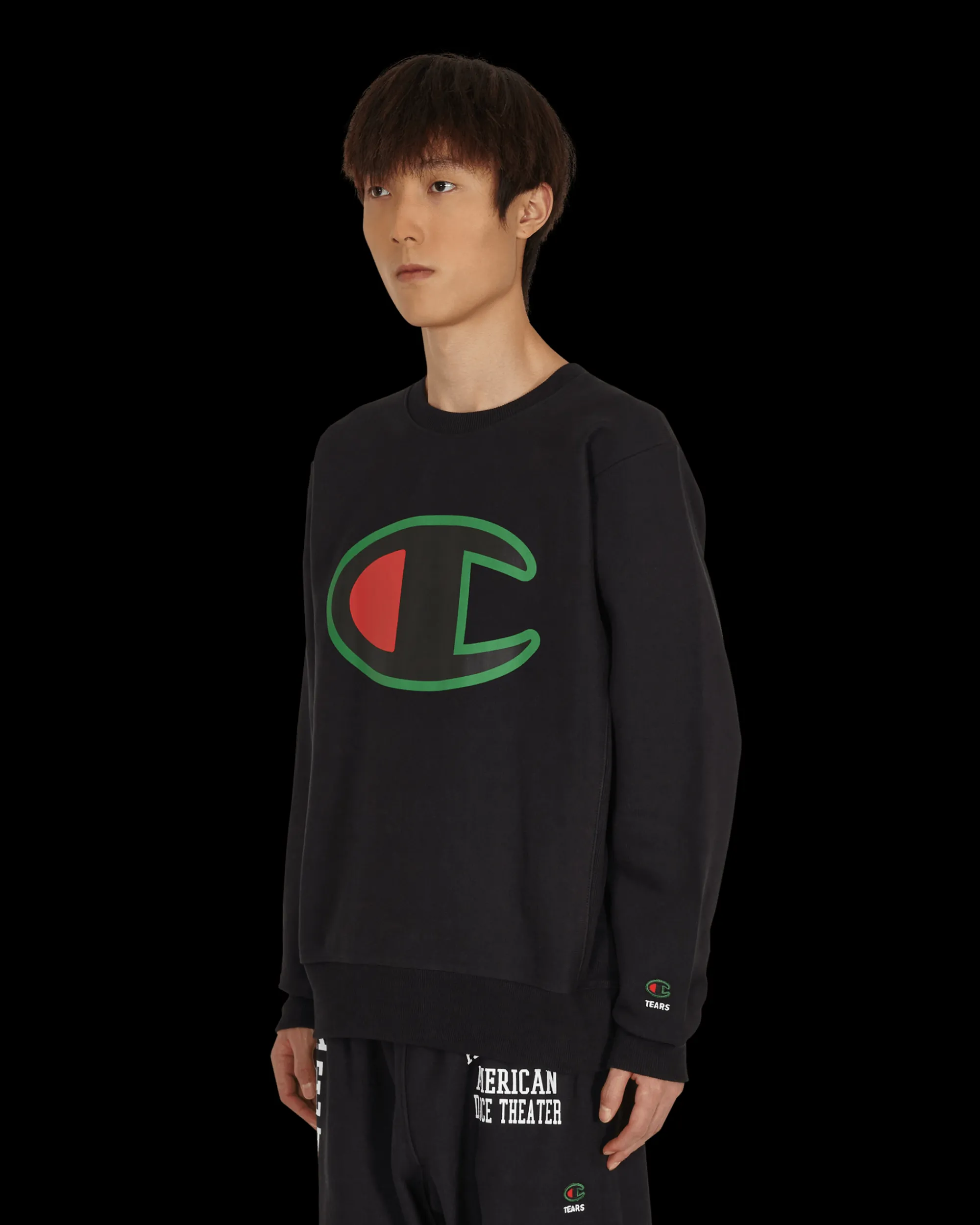 Champion Tears Sweatshirts^Logo Crewneck Sweatshirt Multicolor