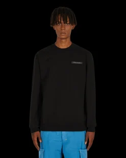 1017 ALYX 9SM Sweatshirts^Logo Crewneck Sweatshirt Black