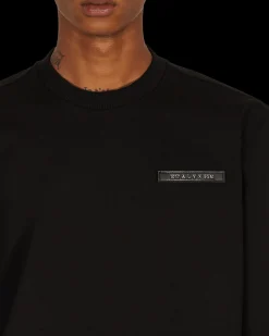 1017 ALYX 9SM Sweatshirts^Logo Crewneck Sweatshirt Black
