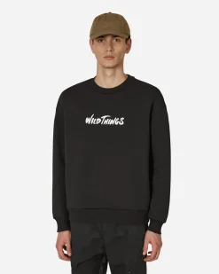 Wild Things Sweatshirts^Logo Crewneck Sweatshirt Black
