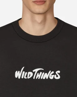 Wild Things Sweatshirts^Logo Crewneck Sweatshirt Black