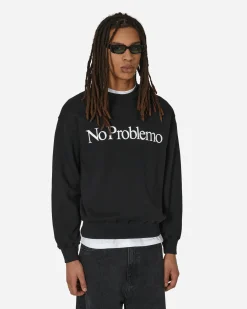 No Problemo Sweatshirts^Logo Crewneck Sweatshirt Black