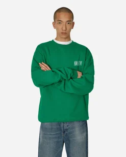 Awake NY Sweatshirts^Logo Crewneck Sweatshirt Green