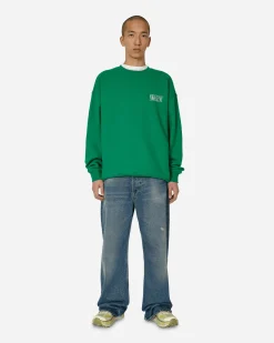 Awake NY Sweatshirts^Logo Crewneck Sweatshirt Green