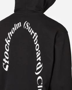 Stockholm (Surfboard) Club Sweatshirts^Logo Hooded Sweatshirt Black