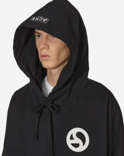 Acne Studios Sweatshirts^Logo Hooded Sweatshirt Black