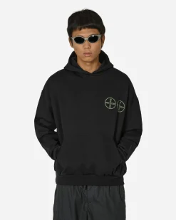 Never Sleep Sweatshirts^Logo Hoodie Black