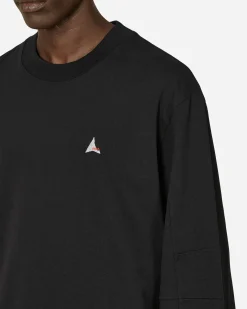 ROA T-Shirts^Logo Longsleeve T-Shirt Black