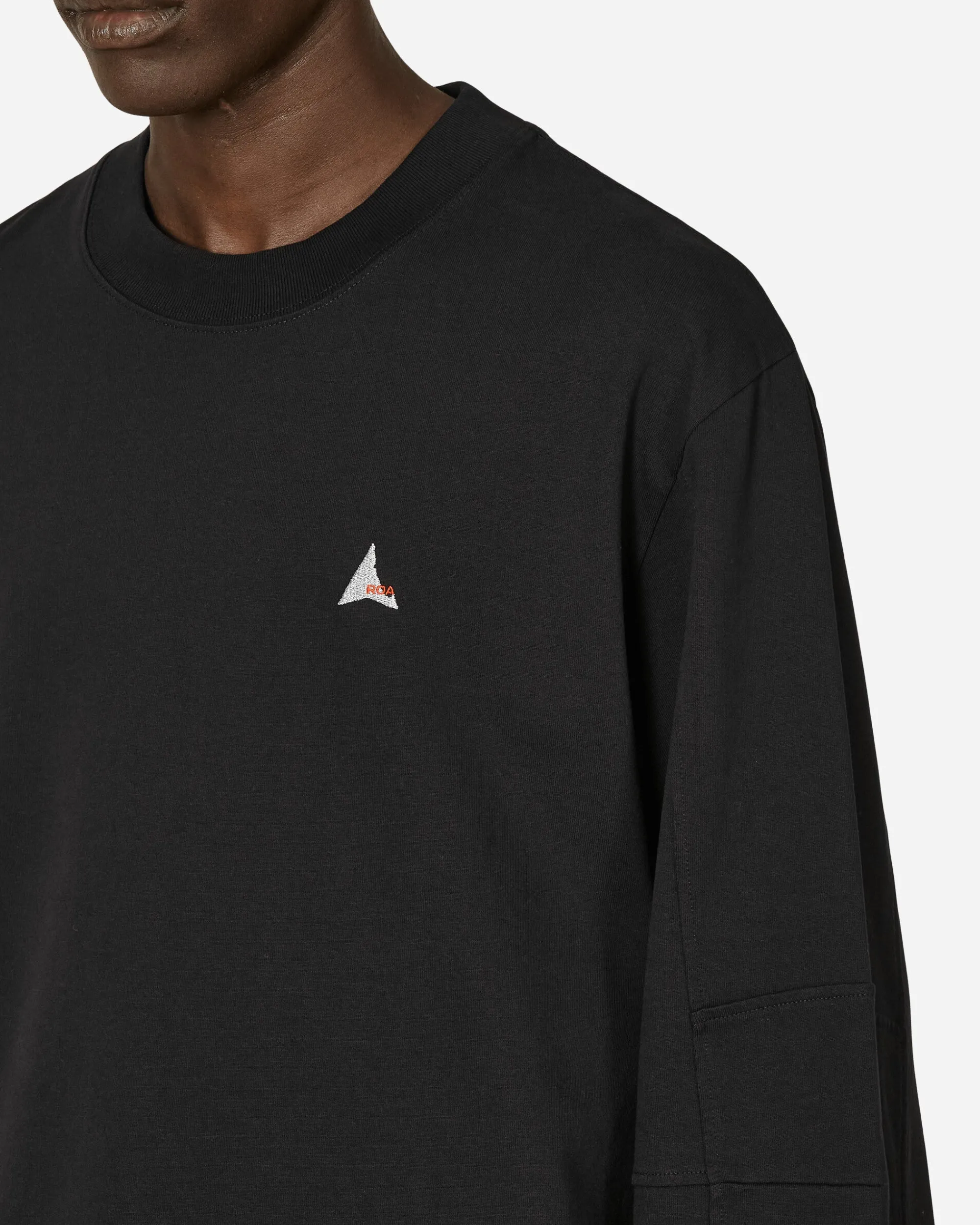 ROA T-Shirts^Logo Longsleeve T-Shirt Black